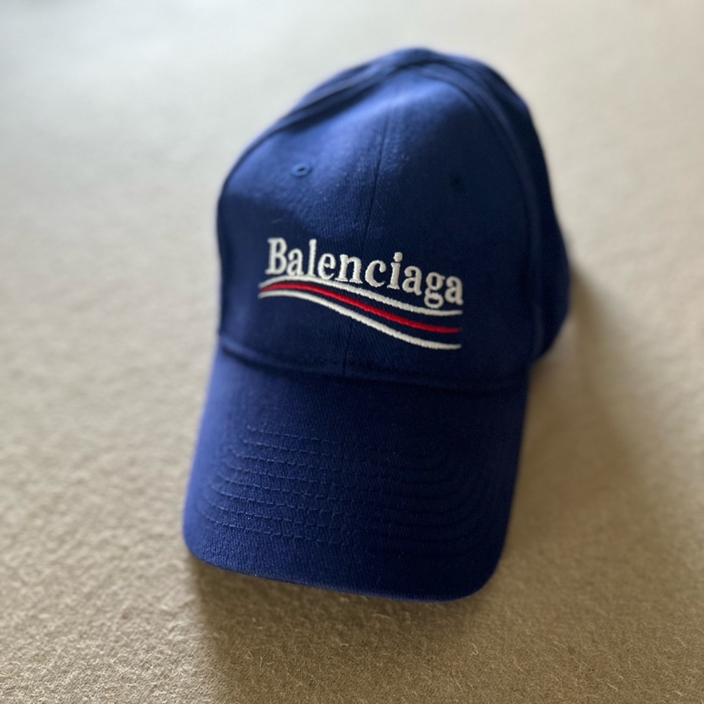 Balenciaga Campaign Hat Bleu Pacifique OS Large